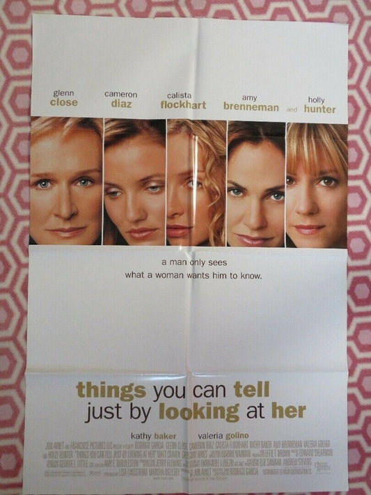 THINGS YOU CAN TELL JUST BY LOOKING AT HER US ONE SHEET POSTER 2000 Movie posters