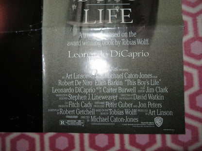 THIS BOY'S LIFE US ONE SHEET POSTER LEONARDO DICAPRIO ROBERT DE NIRO 1993 - Rendezvous Cinema