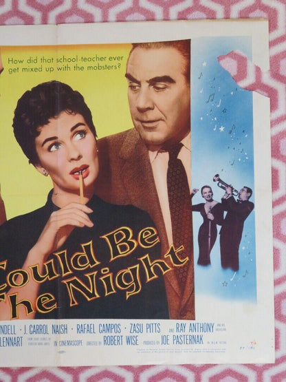 THIS COULD BE THE NIGHT US HALF SHEET (22"x 28") POSTER JEAN SIMMONS 1957 Movie posters