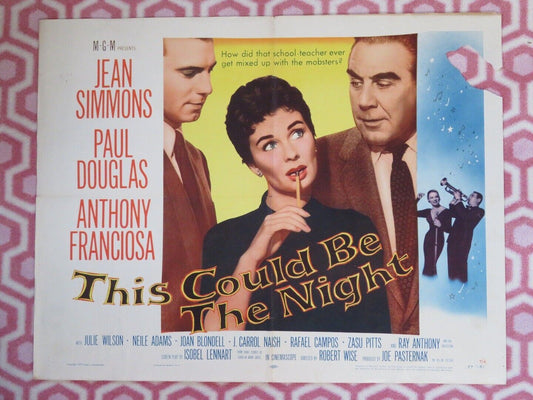 THIS COULD BE THE NIGHT US HALF SHEET (22"x 28") POSTER JEAN SIMMONS 1957 Movie posters