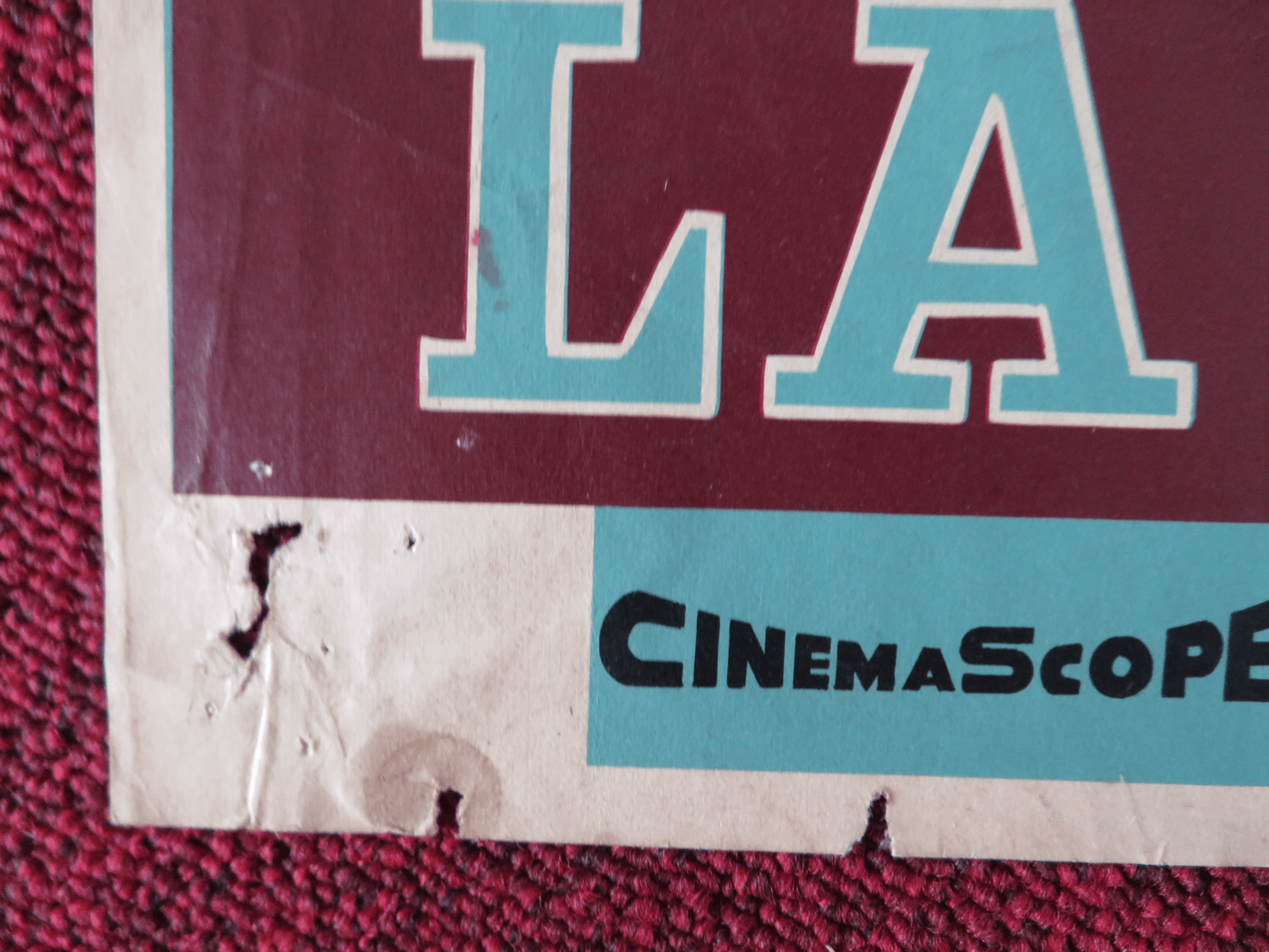 THIS EARTH IS MINE - B ITALIAN FOTOBUSTA POSTER ROCK HUDSON JEAN SIMMONS 1959 - Rendezvous Cinema