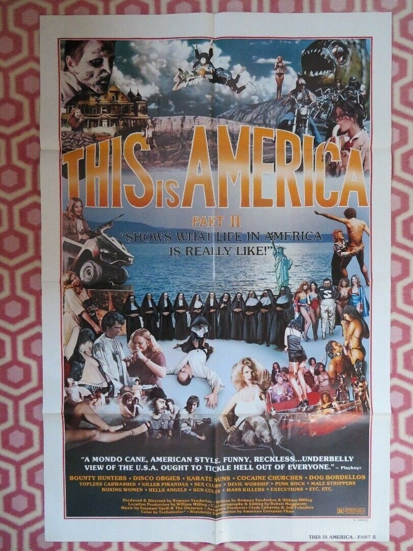 THIS IS AMERICA PART 2 US ONE SHEET POSTER ALICE COOPER 1980 - Rendezvous Cinema