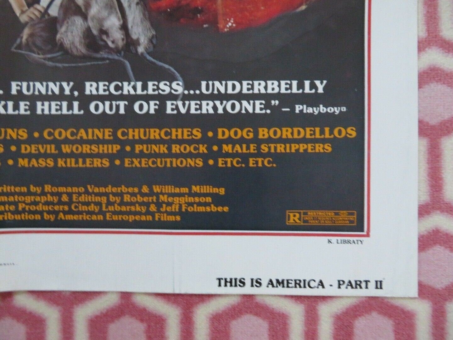 THIS IS AMERICA PART 2 US ONE SHEET POSTER ALICE COOPER 1980 - Rendezvous Cinema