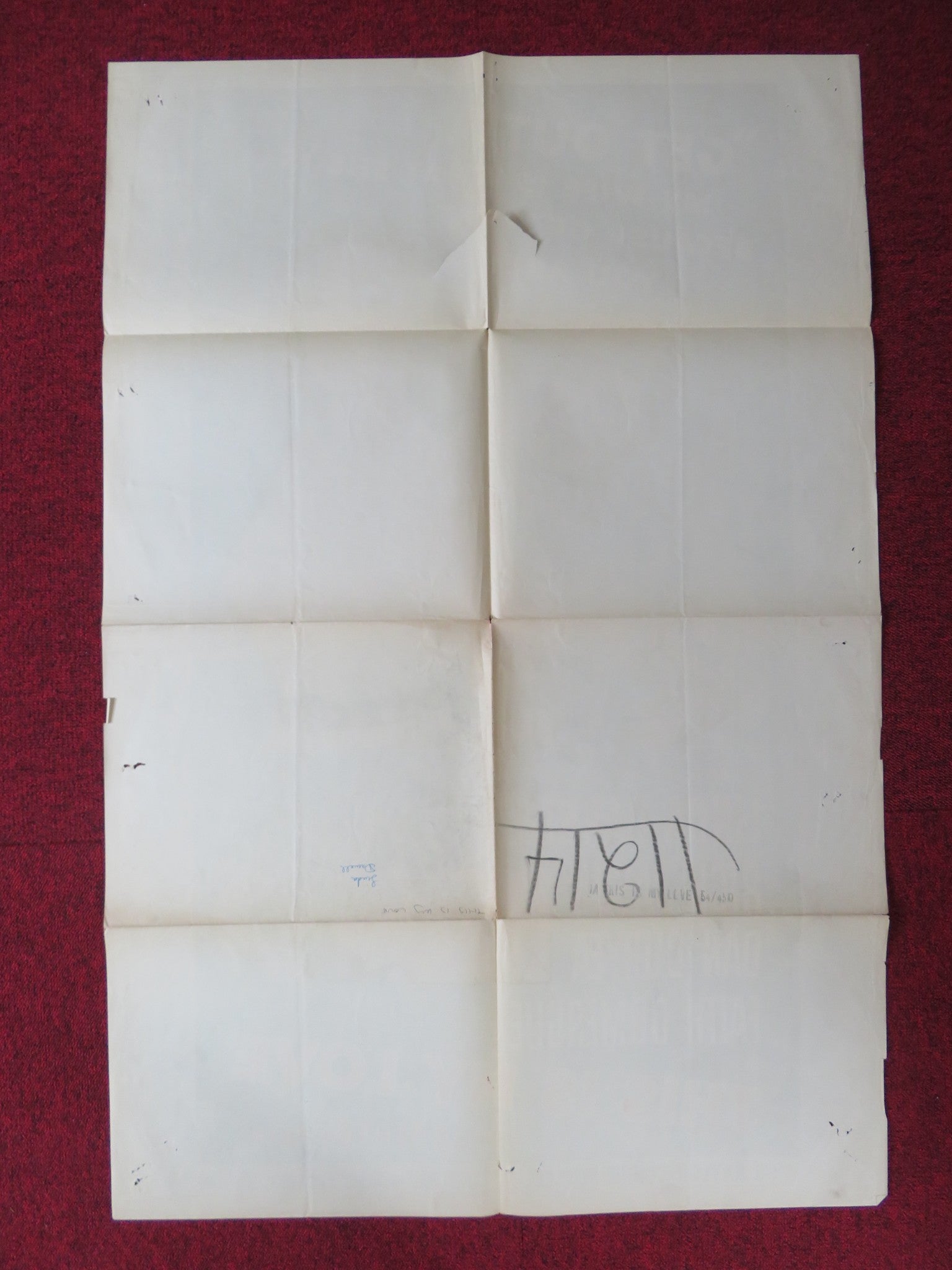 THIS IS MY LOVE FOLDED US ONE SHEET POSTER LINDA DARNELL RICK JASON 1954 Rendezvous Cinema Movie posters