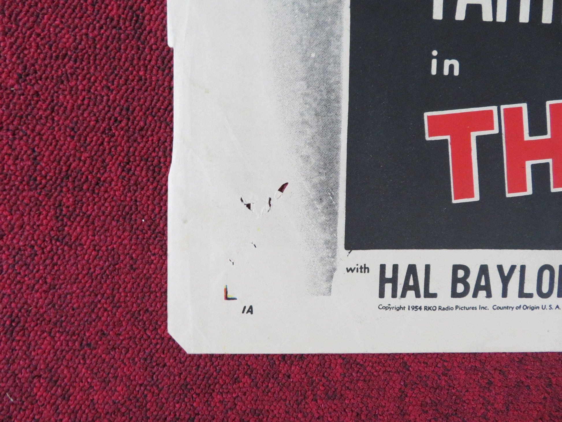 THIS IS MY LOVE FOLDED US ONE SHEET POSTER LINDA DARNELL RICK JASON 1954 Rendezvous Cinema Movie posters