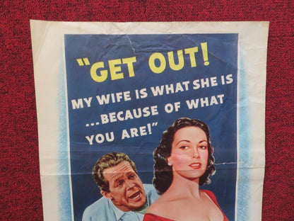 THIS IS MY LOVE US INSERT (14"x 36") POSTER LINDA DARNELL RICK JASON 1954 Movie posters