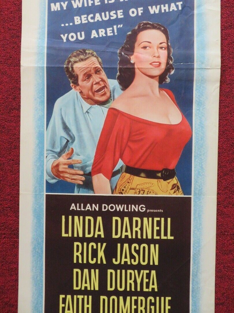THIS IS MY LOVE US INSERT (14"x 36") POSTER LINDA DARNELL RICK JASON 1954 Movie posters