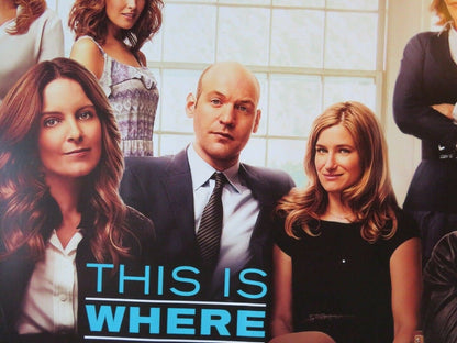 THIS IS WHERE YOU LEAVE QUAD (30"x 40") ROLLED POSTER JASON BATEMAN TINA FEY '14 - Rendezvous Cinema