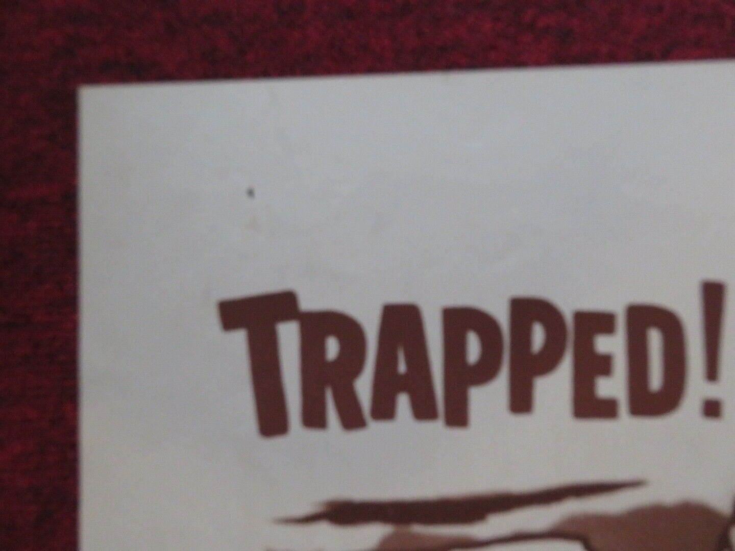 THIS SIDE OF THE LAW FOLDED US ONE SHEET POSTER VIVECA LINDFORS KENT SMITH 1950 Movie posters