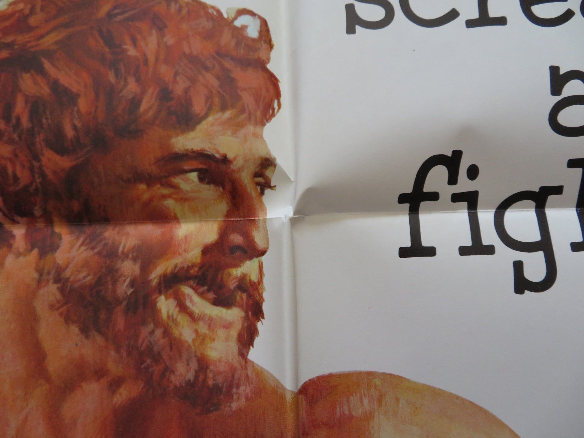 THIS TIME I'LL MAKE YOU RICH FOLDED US ONE SHEET POSTER TONY SABATO 1975 Rendezvous Cinema Movie posters