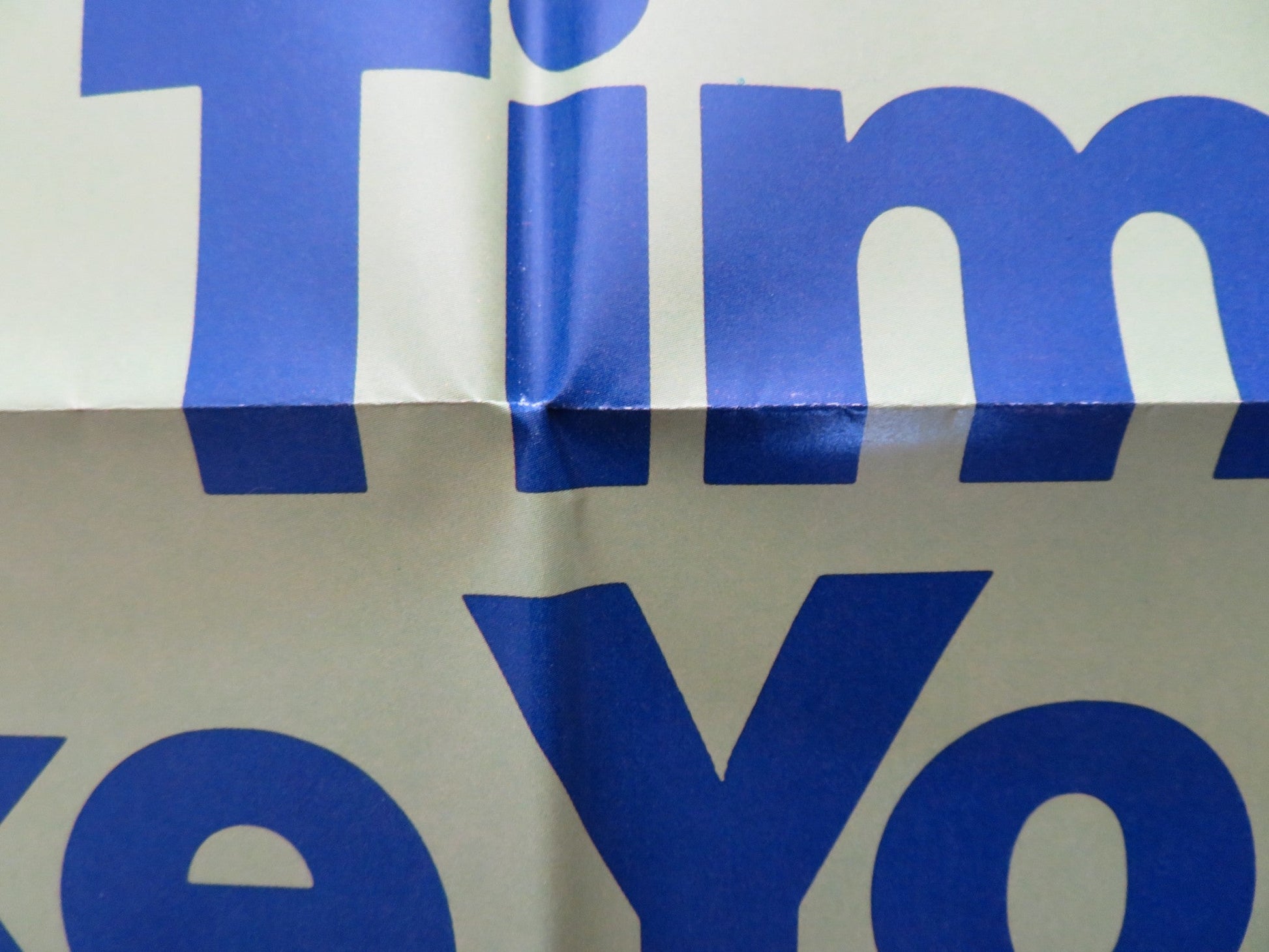 THIS TIME I'LL MAKE YOU RICH FOLDED US ONE SHEET POSTER TONY SABATO 1975 Rendezvous Cinema Movie posters