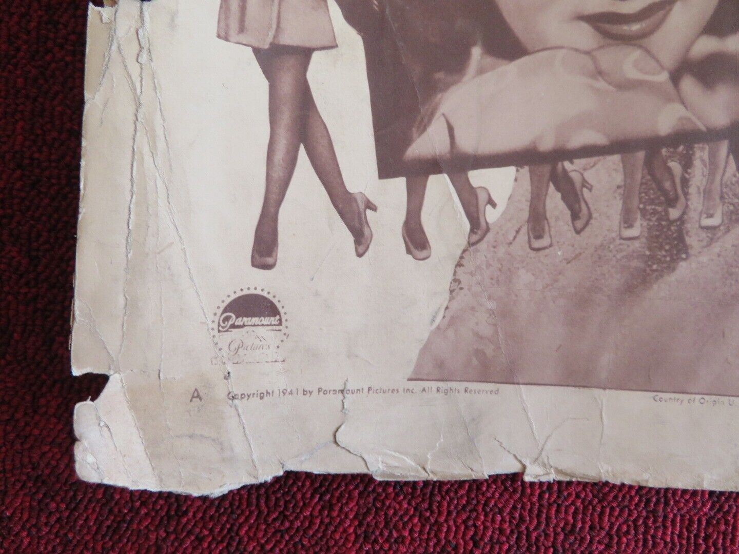 THIS WAY PLEASE US HALF SHEET (22"x 28") POSTER CHARLES ROGERS 1941 Movie posters