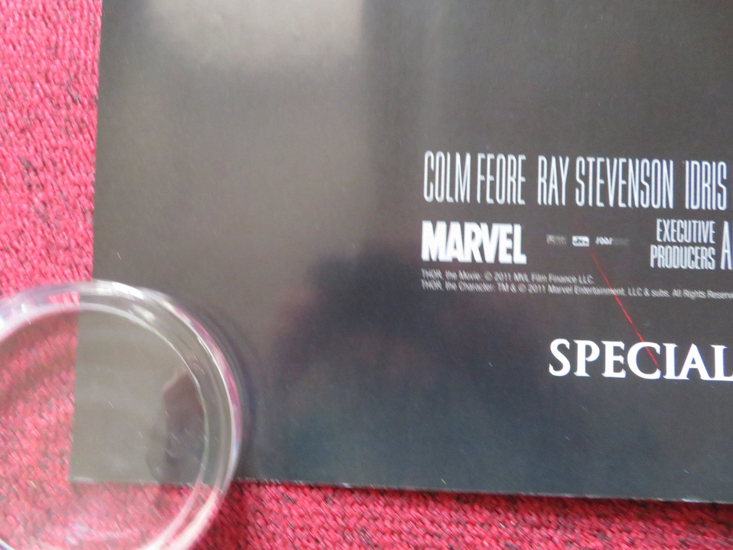 THOR UK QUAD (30"x 40") ROLLED POSTER CHRIS HEMSWORTH NATALIE PORTMAN 2011 Rendezvous Cinema Movie posters