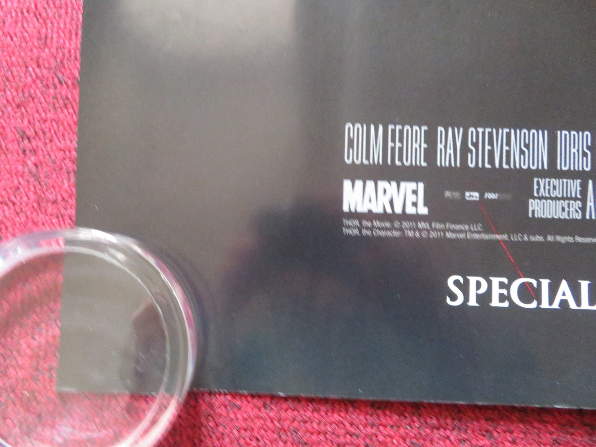 THOR UK QUAD (30"x 40") ROLLED POSTER CHRIS HEMSWORTH NATALIE PORTMAN 2011 Rendezvous Cinema Movie posters