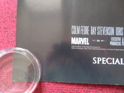 THOR UK QUAD (30"x 40") ROLLED POSTER CHRIS HEMSWORTH NATALIE PORTMAN 2011 Rendezvous Cinema Movie posters