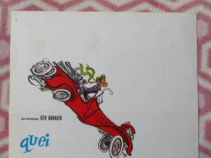 THOSE DARING MEN AND THEIR JAUNTY.. ITALIAN LOCANDINA (27.5"x13") POSTER 1969 Movie posters