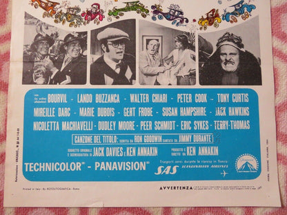THOSE DARING MEN AND THEIR JAUNTY.. ITALIAN LOCANDINA (27.5"x13") POSTER 1969 Movie posters