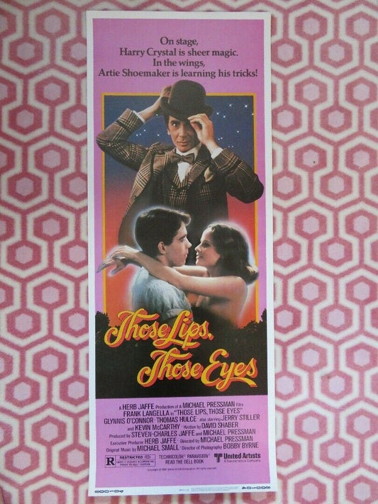 THOSE LIPS, THOSE EYES US INSERT (14"x 36") POSTER FRANK LANGELLA 1980 Movie posters