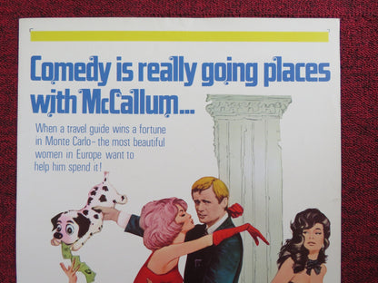 THREE BITES OF THE APPLE US INSERT (14"x 36") POSTER DAVID MCCALLUM 1967 Rendezvous Cinema Movie posters