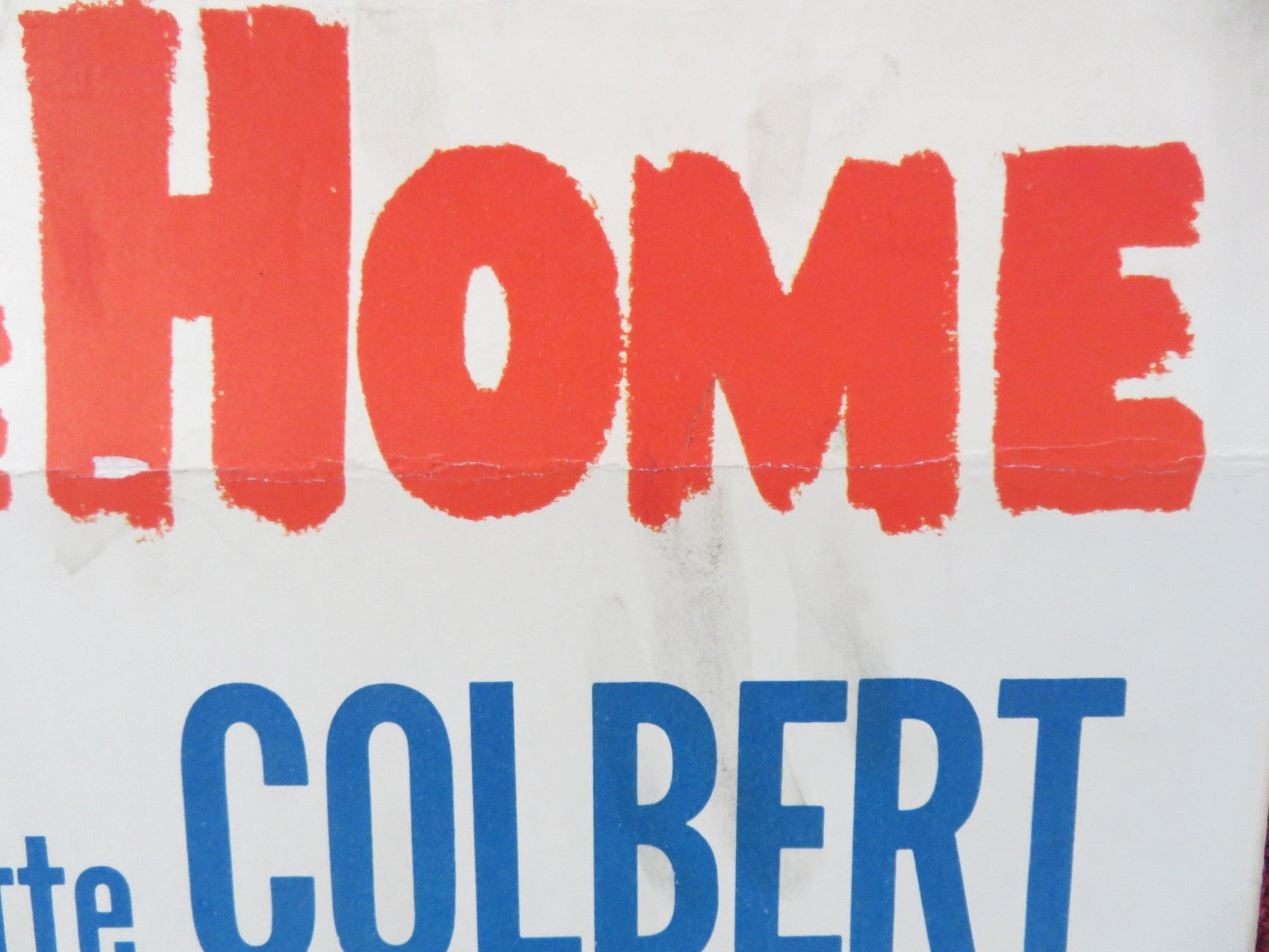 THREE CAME HOME US INSERT (14"x 36") POSTER CLAUDETTE COLBERT P. KNOWLES 1950 Rendezvous Cinema Movie posters