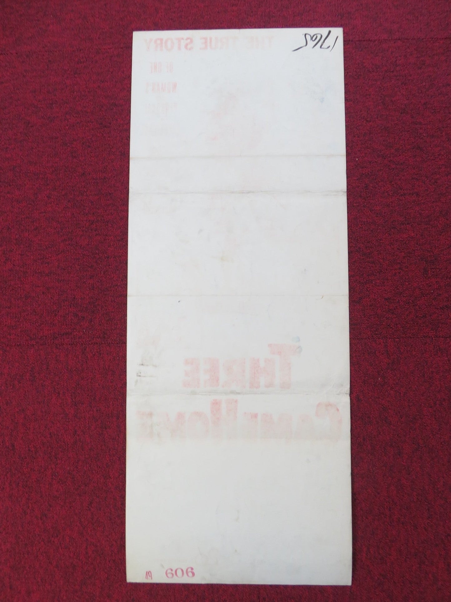 THREE CAME HOME US INSERT (14"x 36") POSTER CLAUDETTE COLBERT P. KNOWLES 1950 Rendezvous Cinema Movie posters