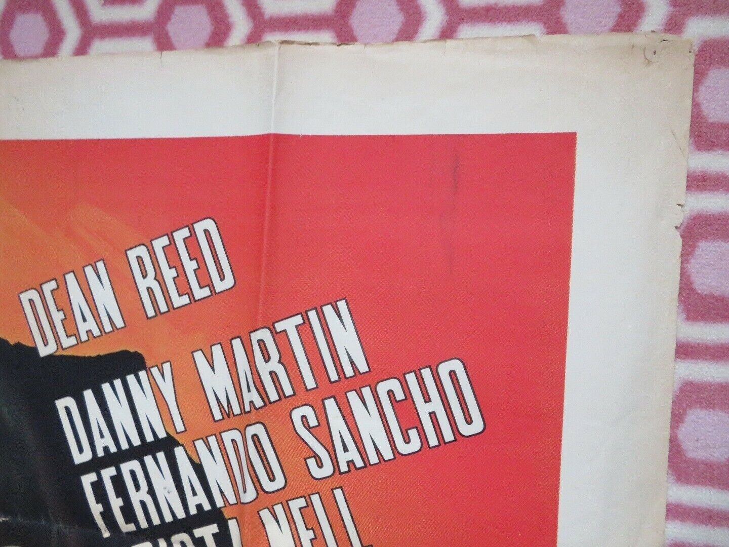 THREE DRILLED / Tre Per Uccidere ITALIAN 2 FOGLIO POSTER DEAN REED 1970 Movie posters