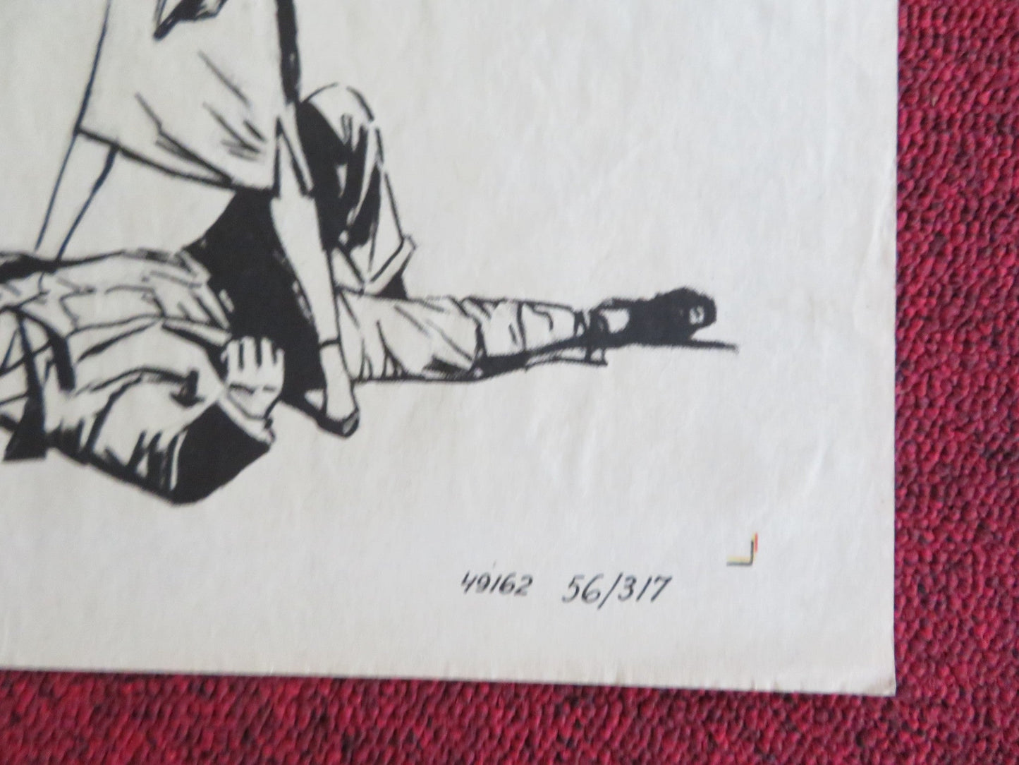 THREE FOR JAMIE DAWN FOLDED US ONE SHEET POSTER LARAINE DAY R. MONTALBAN 1956 Rendezvous Cinema Movie posters