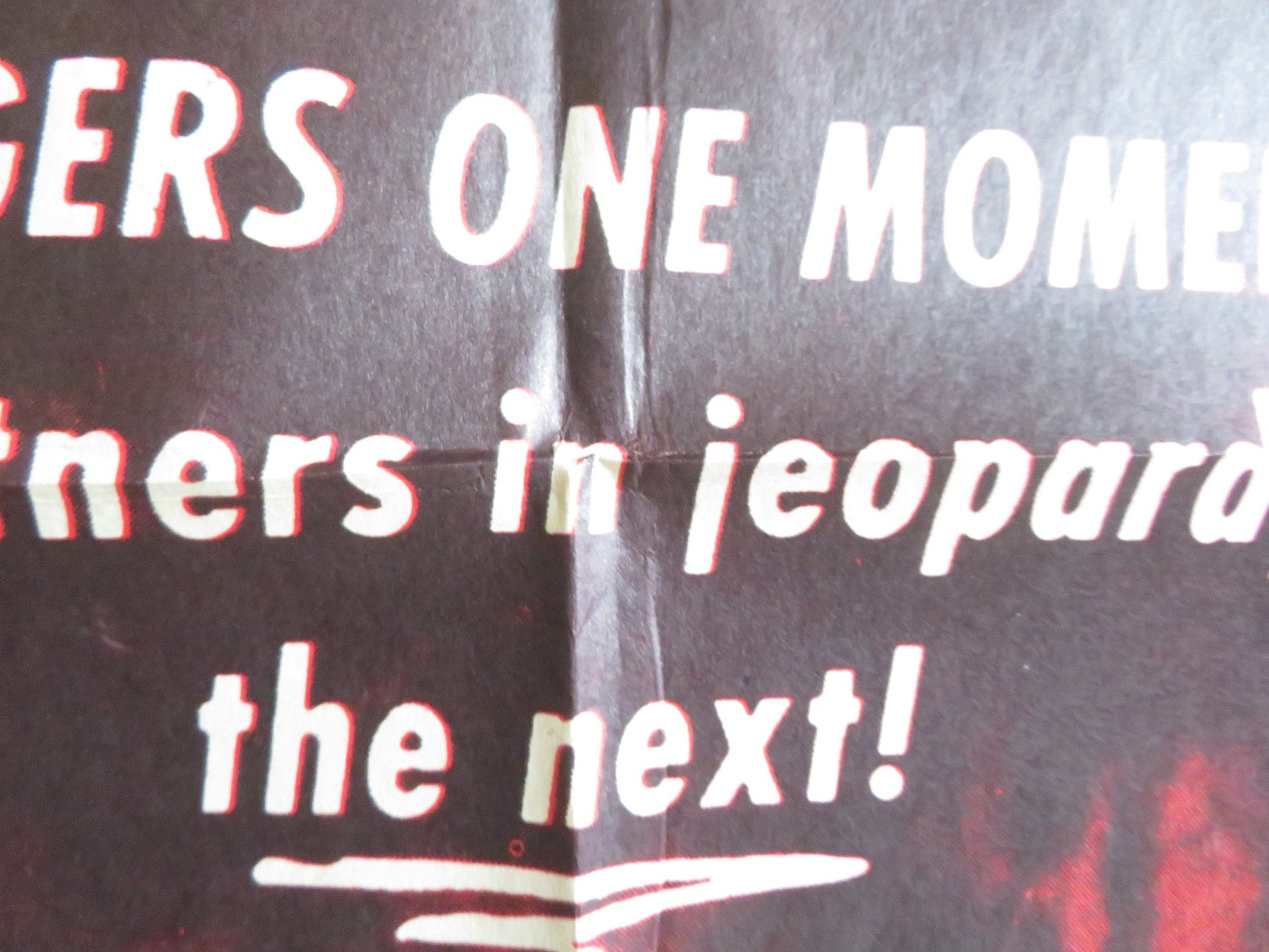 THREE FOR JAMIE DAWN FOLDED US ONE SHEET POSTER LARAINE DAY R. MONTALBAN 1956 Rendezvous Cinema Movie posters