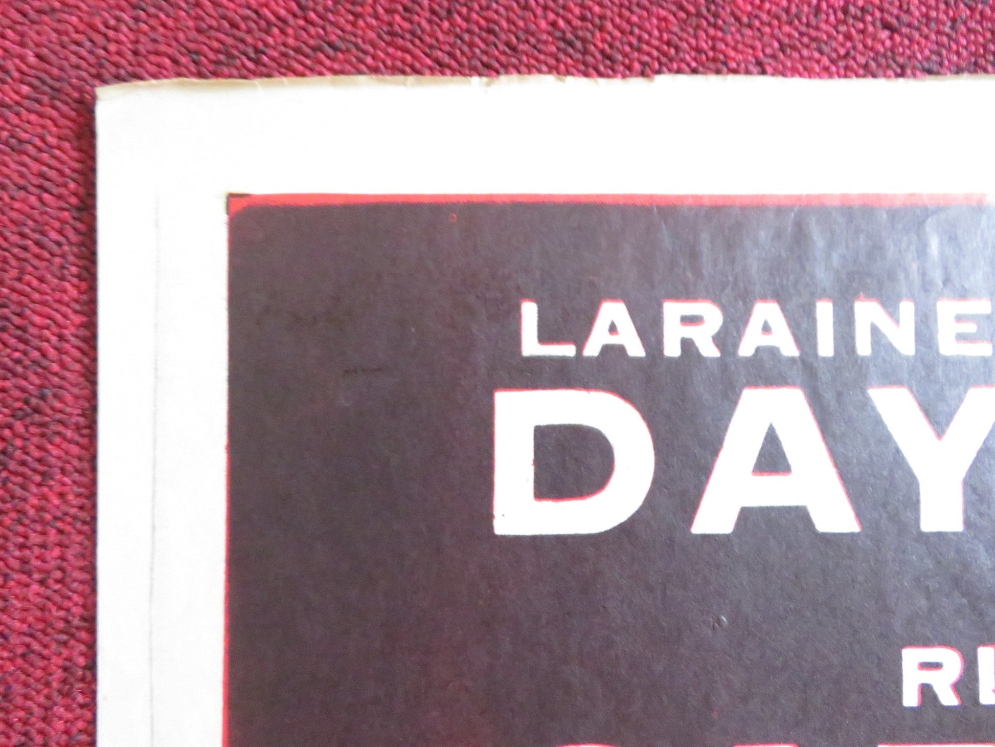 THREE FOR JAMIE DAWN FOLDED US ONE SHEET POSTER LARAINE DAY R. MONTALBAN 1956 Rendezvous Cinema Movie posters