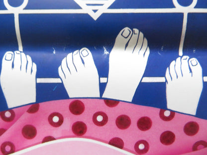 THREE FOR ONE ITALIAN LOCANDINA POSTER BRUNO MATTEI (D) MARTINA CASTEL 1990 Rendezvous Cinema Movie posters