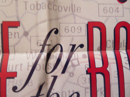 THREE FOR THE ROAD FOLDED US ONE SHEET POSTER KERRI GREEN CHARLIE SHEEN 1987 Movie posters