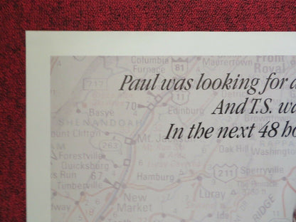 THREE FOR THE ROAD FOLDED US ONE SHEET POSTER KERRI GREEN CHARLIE SHEEN 1987 Movie posters