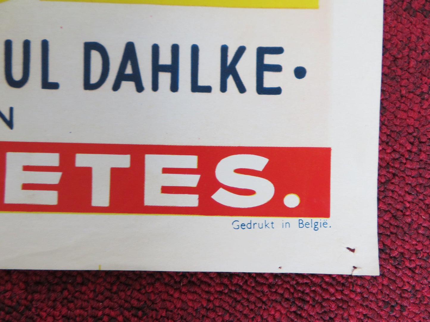 THREE FROM VARIETY BELGIUM POSTER INGRID ANDREE PETER PASETTI 1954 Rendezvous Cinema Movie posters