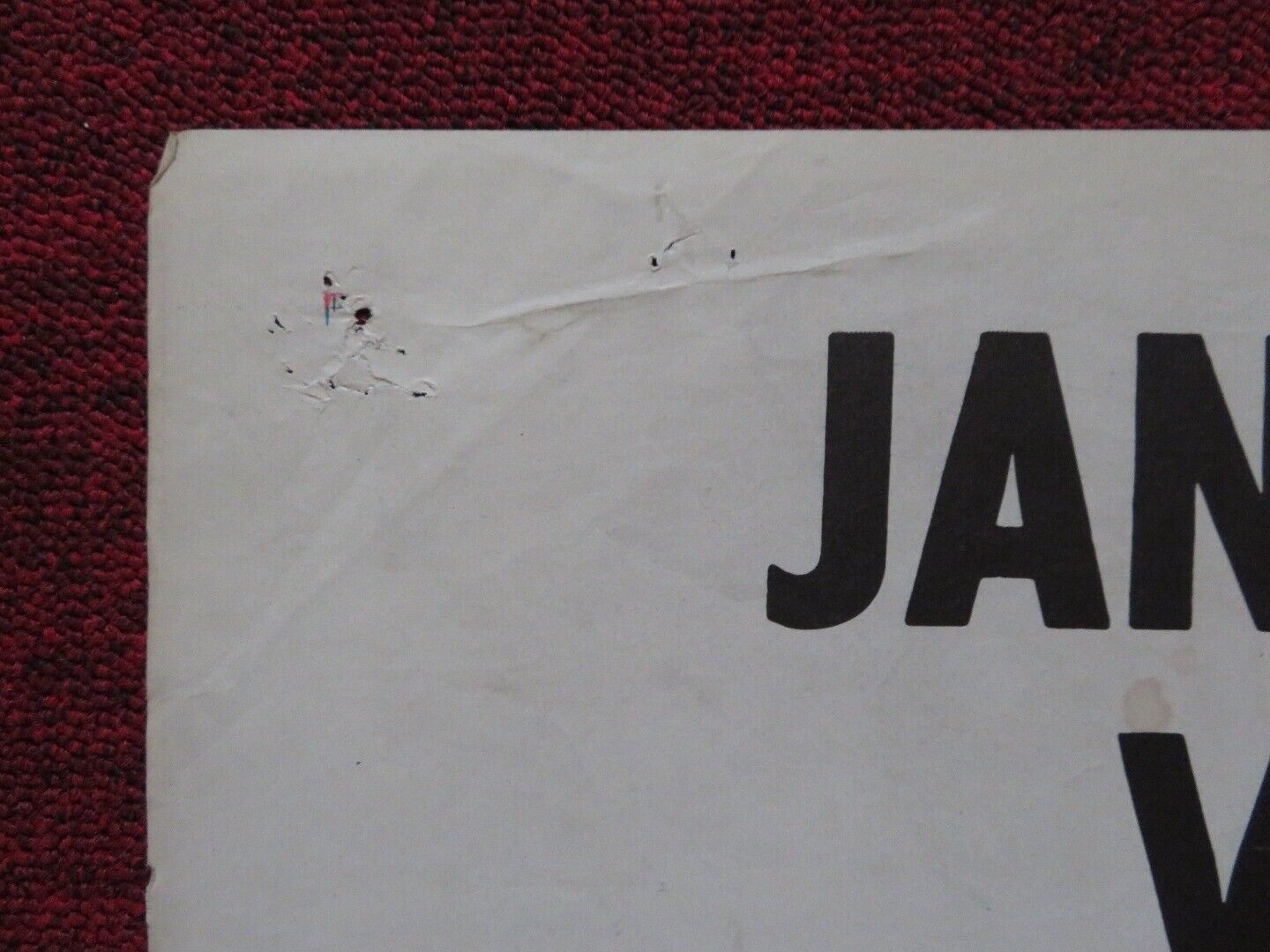 THREE GUYS NAMED MIKE FOLDED US ONE SHEET POSTER JANE WYMAN VAN JOHNSON 1951 Movie posters