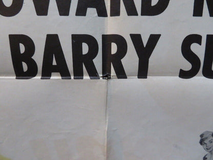 THREE GUYS NAMED MIKE FOLDED US ONE SHEET POSTER JANE WYMAN VAN JOHNSON 1951 Movie posters