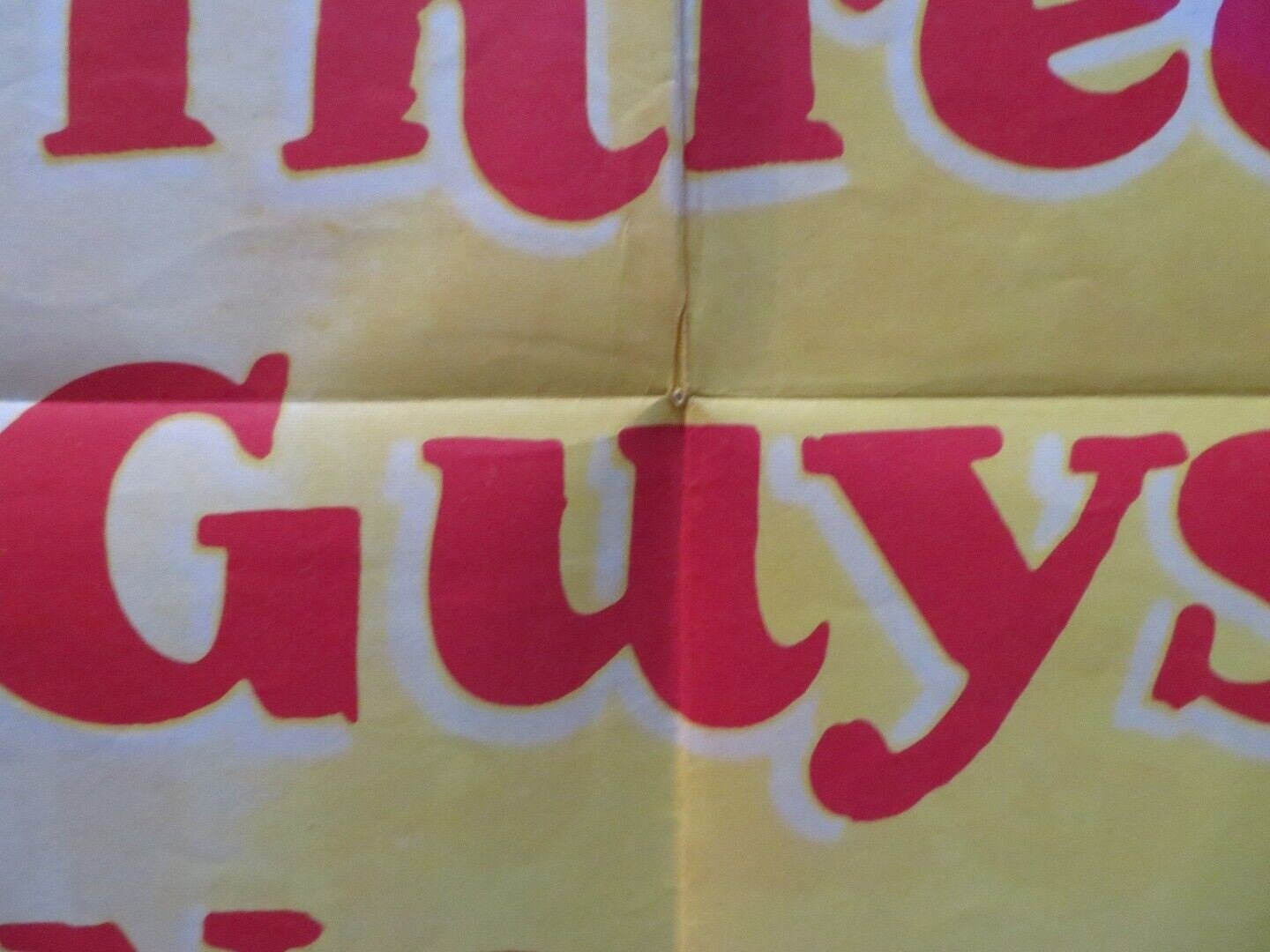 THREE GUYS NAMED MIKE FOLDED US ONE SHEET POSTER JANE WYMAN VAN JOHNSON 1951 Movie posters