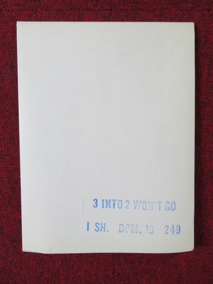 THREE INTO TWO WON'T GO FOLDED US ONE SHEET POSTER ROD STEIGER CLAIRE BLOOM 1969 Rendezvous Cinema Movie posters