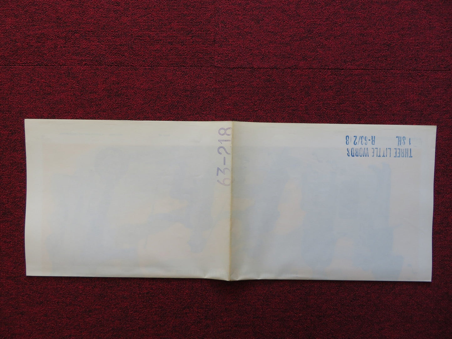 THREE LITTLE WORDS FOLDED US ONE SHEET POSTER FRED ASTAIRE RED SKELTON 1963 Rendezvous Cinema Movie posters