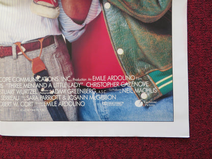 THREE MEN AND A LITTLE LADY FOLDED US ONE SHEET POSTER SELLECK DANSON 1990 Rendezvous Cinema Movie posters