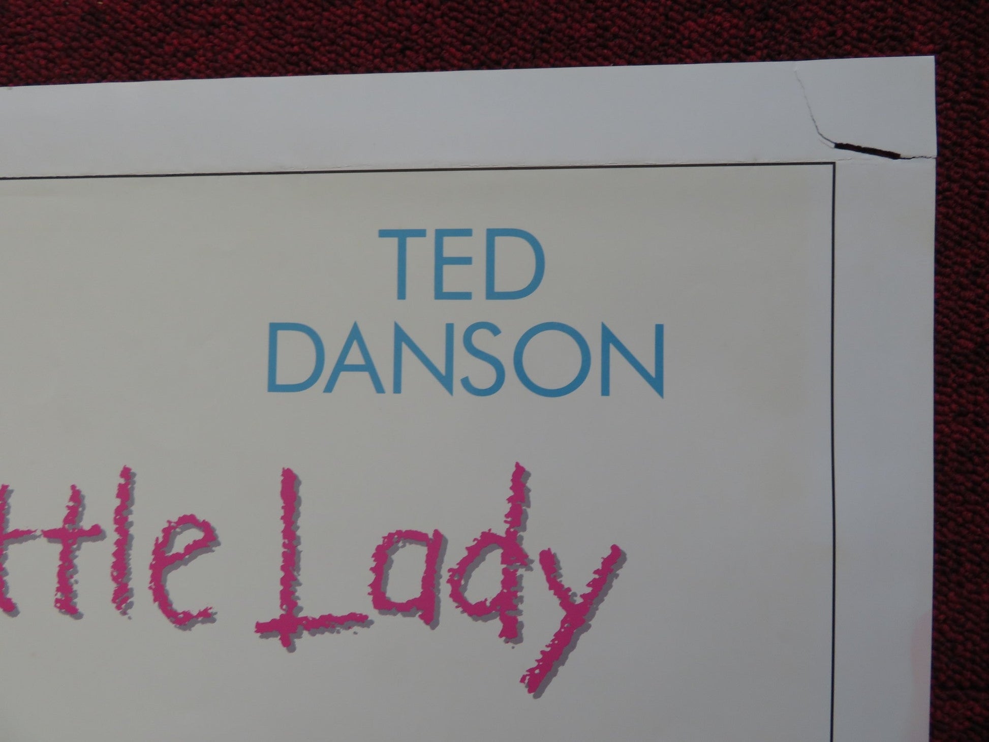 THREE MEN AND A LITTLE LADY FOLDED US ONE SHEET POSTER SELLECK DANSON 1990 Rendezvous Cinema Movie posters