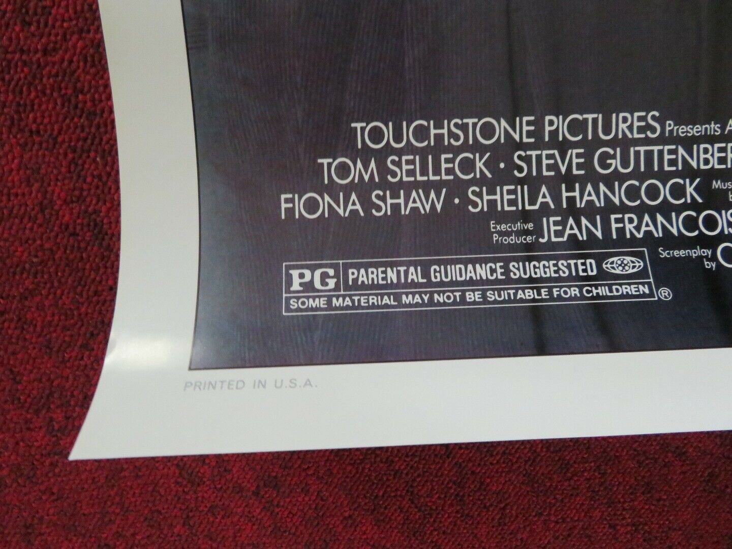 THREE MEN AND A LITTLE LADY US ONE SHEET ROLLED POSTER SELLECK GUTTENBERG 1990 - Rendezvous Cinema