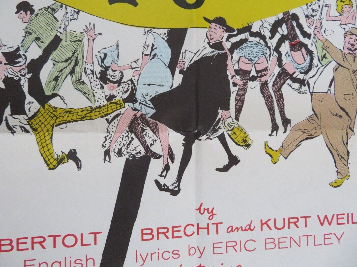 THREE PENNY OPERA US ONE SHEET POSTER CURD JURGENS 1963 Movie posters