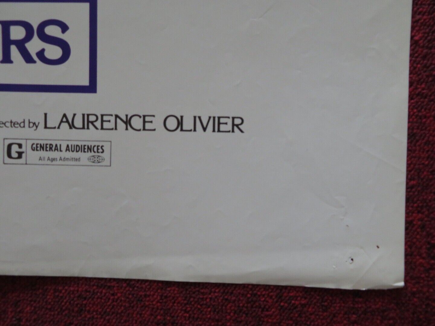 THREE SISTERS FOLDED US ONE SHEET POSTER ANTON CHECKHOV LAURENCE OLIVIER 1970 Movie posters