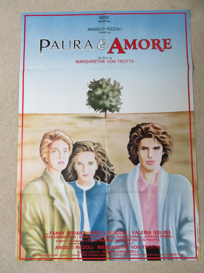 THREE SISTERS ITALIAN 2 FOGLIO POSTER FANNY ARDANT GRETA SCACCHI 1983 Rendezvous Cinema Movie posters