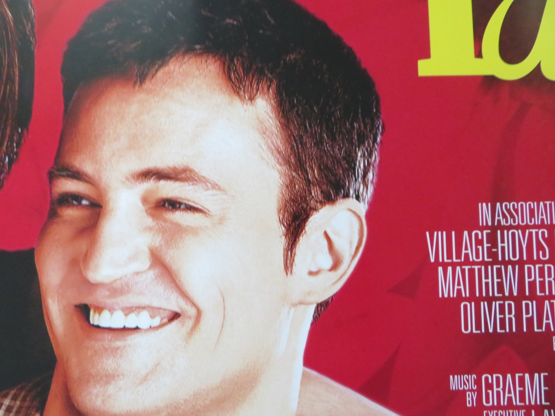 THREE TO TANGO UK QUAD (30"x 40") ROLLED POSTER MATTHEW PERRY NEVE CAMPBELL 1999 Rendezvous Cinema Movie posters