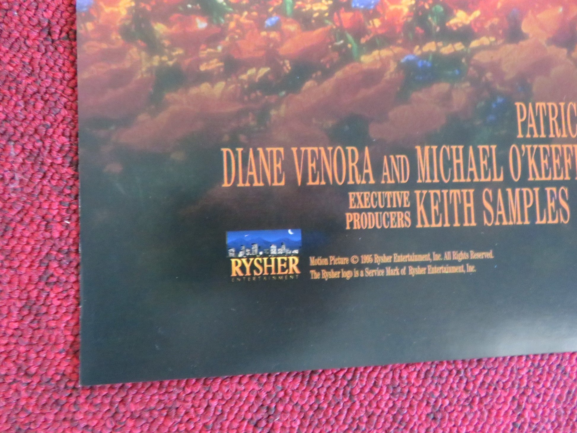 THREE WISHES US ONE SHEET ROLLED POSTER PATRICK SWAYZE JOSEPH MAZZELLO 1995 Rendezvous Cinema Movie posters