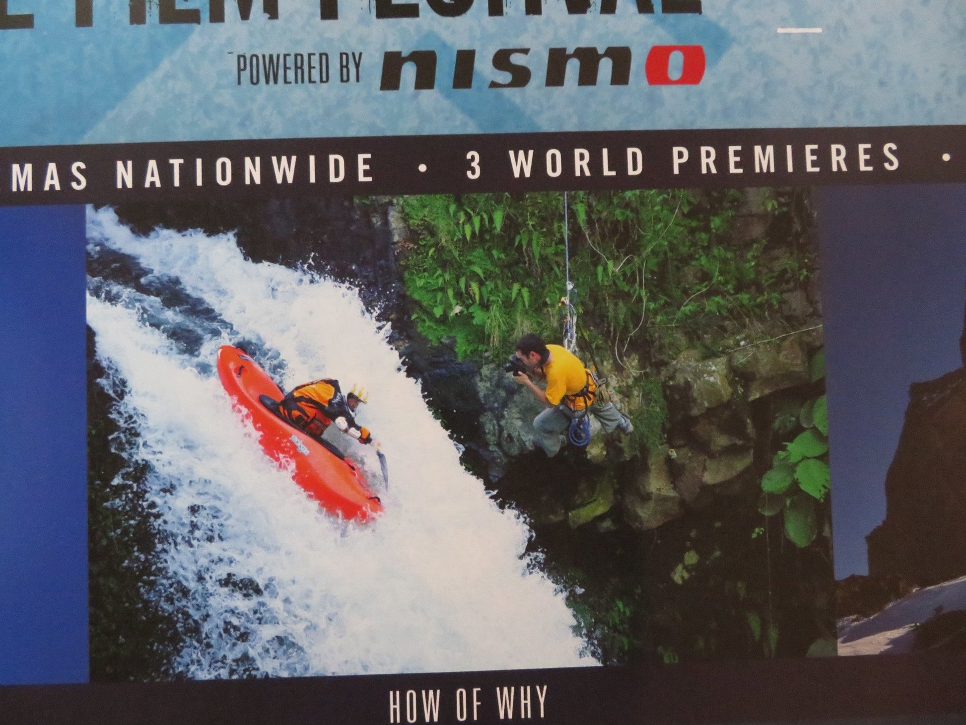 THRILL SEEKERS ADVENTURE FILM FESTIVAL UK QUAD (30"x 40") ROLLED POSTER 2013 Rendezvous Cinema Movie posters