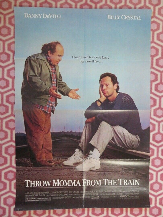 THROWN MOMMA FROM THE TRAIN US ONE SHEET POSTER DANNY DEVITO 1987 Rendezvous Cinema Movie posters