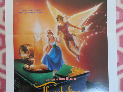 THUMBELINA ITALIAN LOCANDINA (27" x 13") POSTER HANS CHRISTIAN ANDERSON 1994 Movie posters