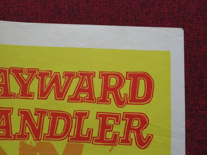 THUNDER IN THE SUN FOLDED US ONE SHEET POSTER SUSAN HAYWARD JEFF CHANDLER 1959 Movie posters